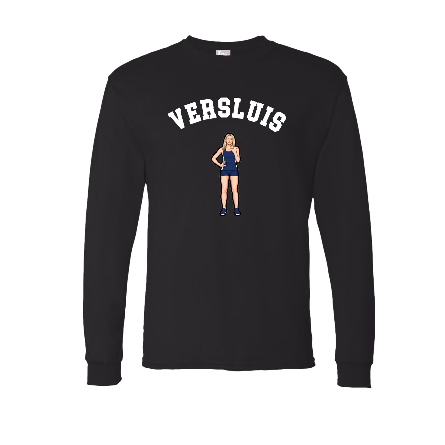 Long Sleeve Tee — Shirsey Arch in Black