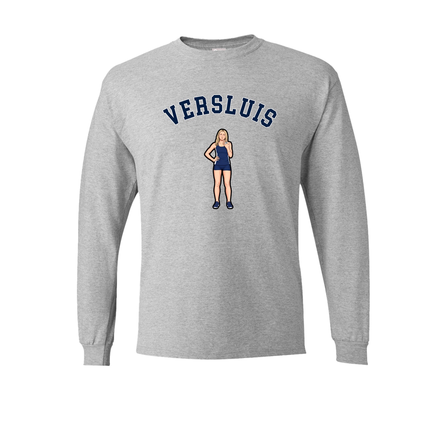 Long Sleeve Tee — Shirsey Arch in Grey