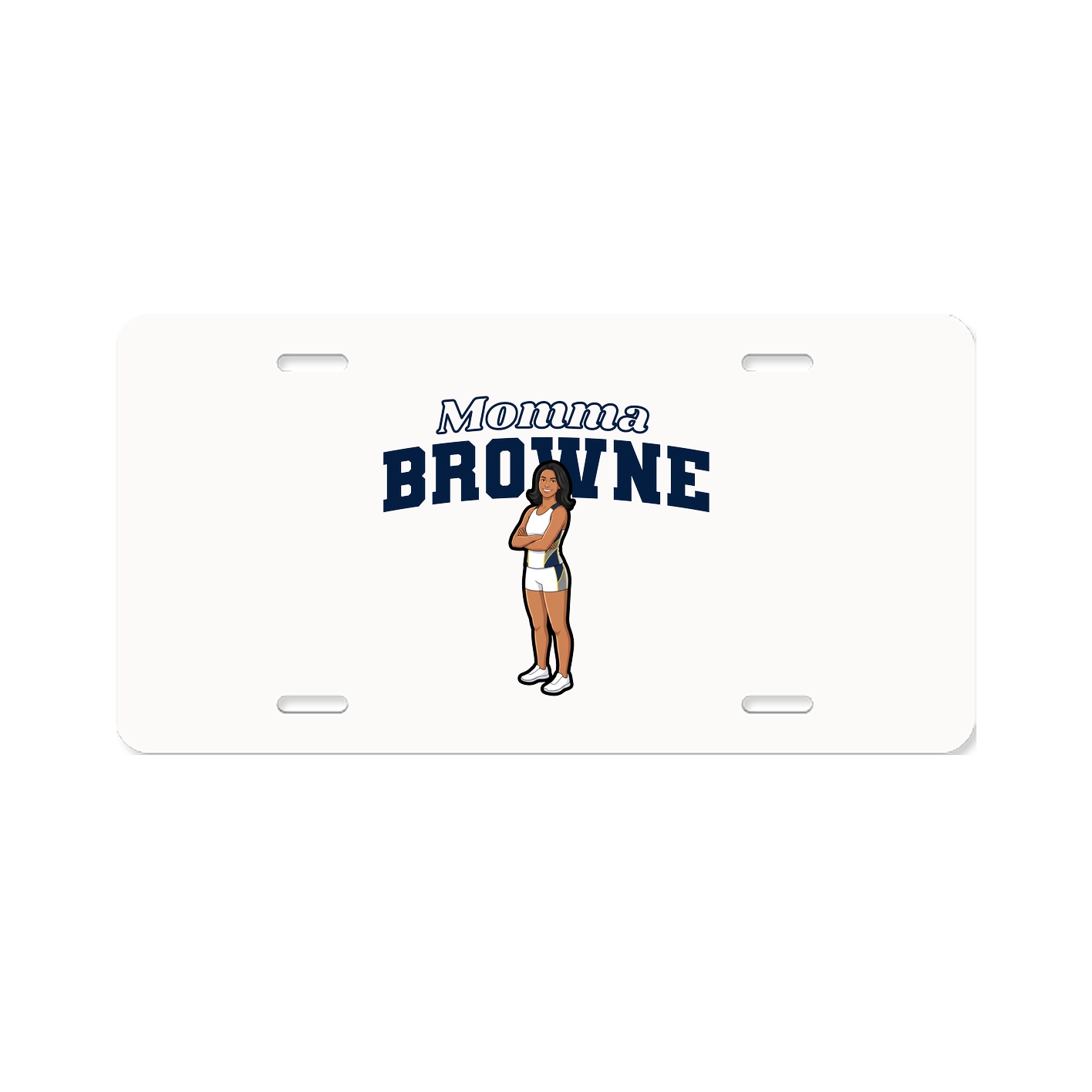 License Plate — Mothers Day Block in Classic