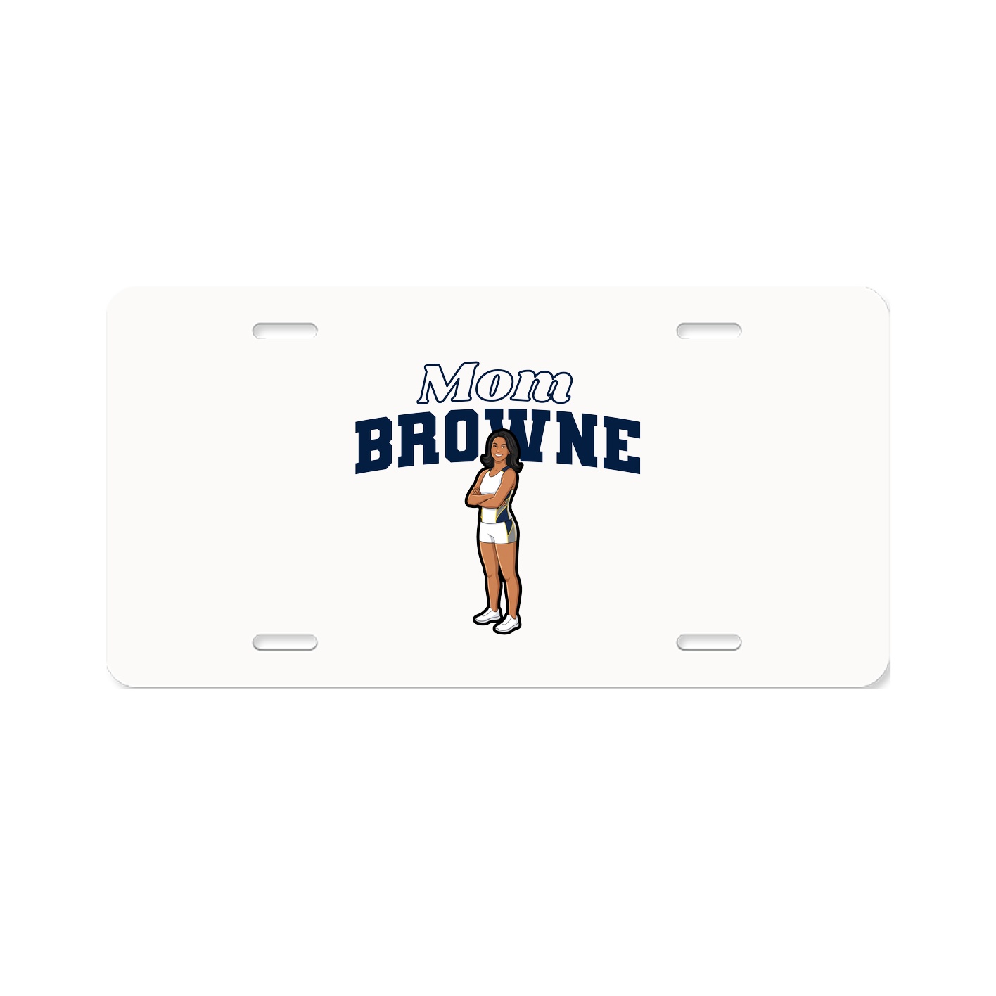 License Plate — Mothers Day Block in Classic