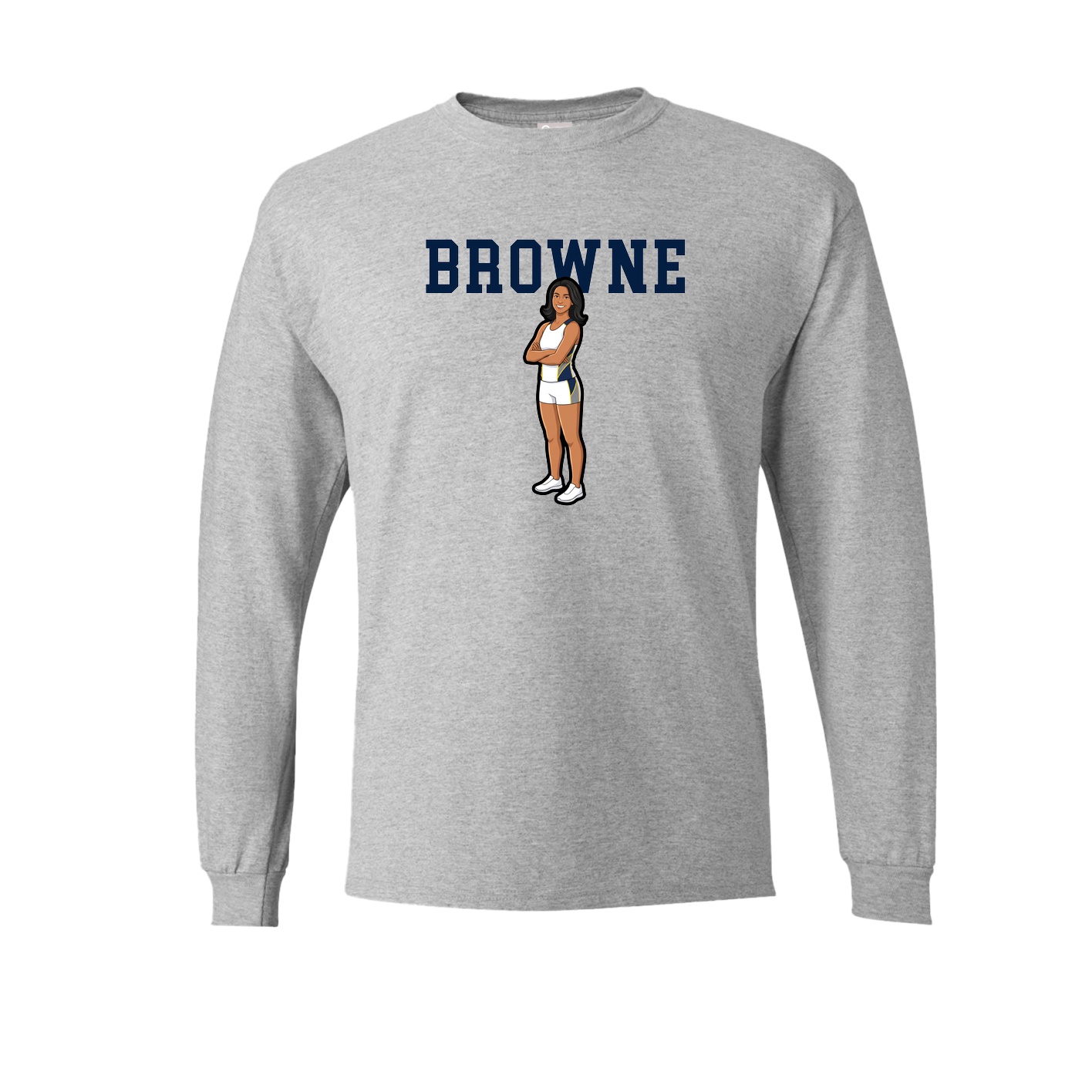 Long Sleeve Tee — Shirsey in Grey