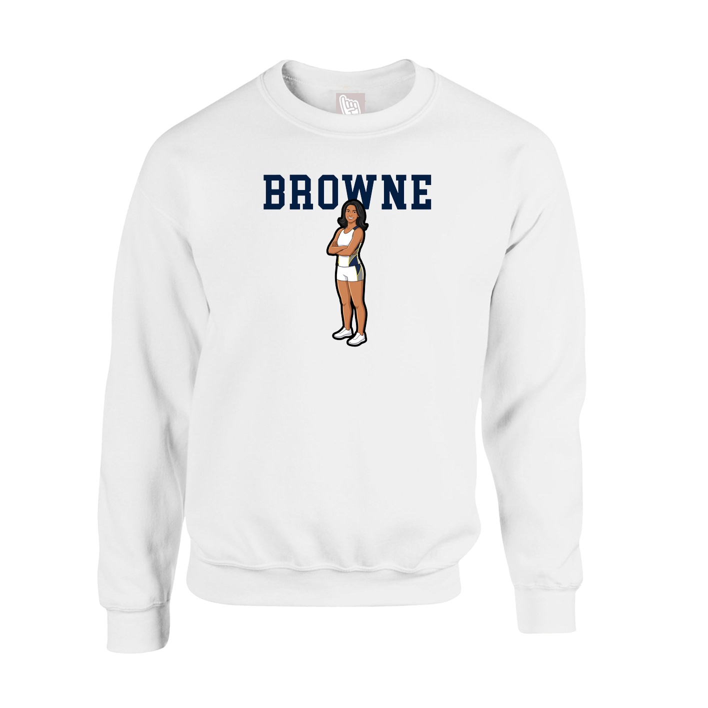 Fleece Crew — Shirsey in White