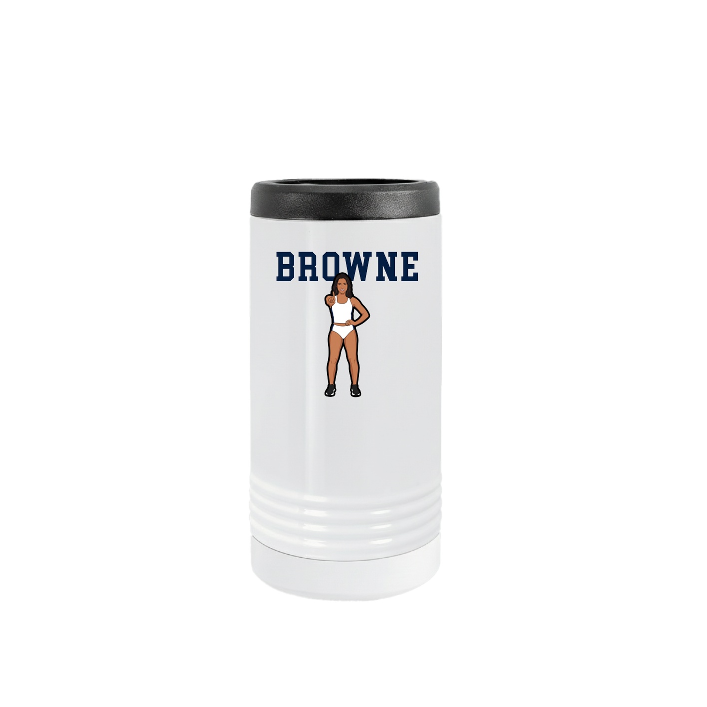 Slim Beverage Holder — Shirsey in White