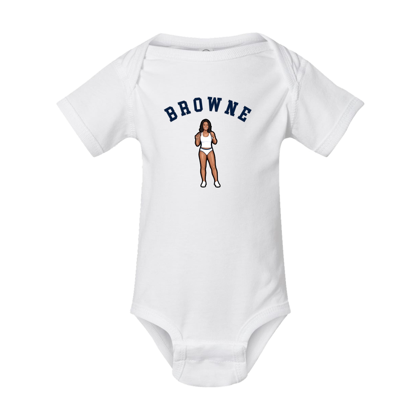 Baby Onesie — Shirsey Arch in White
