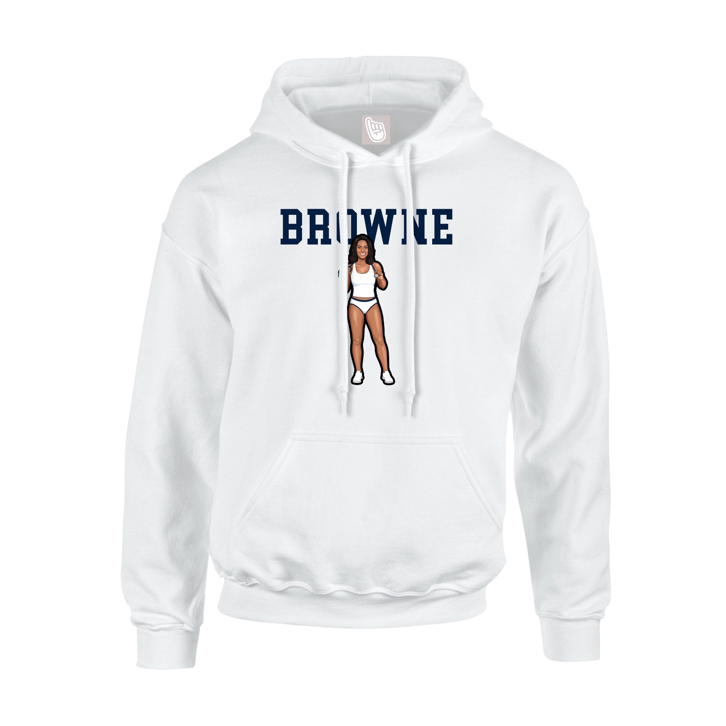 Youth Hoodie — Shirsey in White
