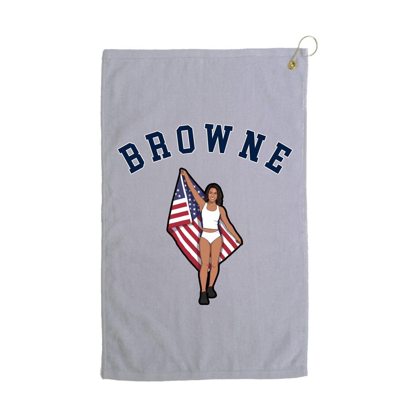 Golf Towel — Shirsey Arch in Grey