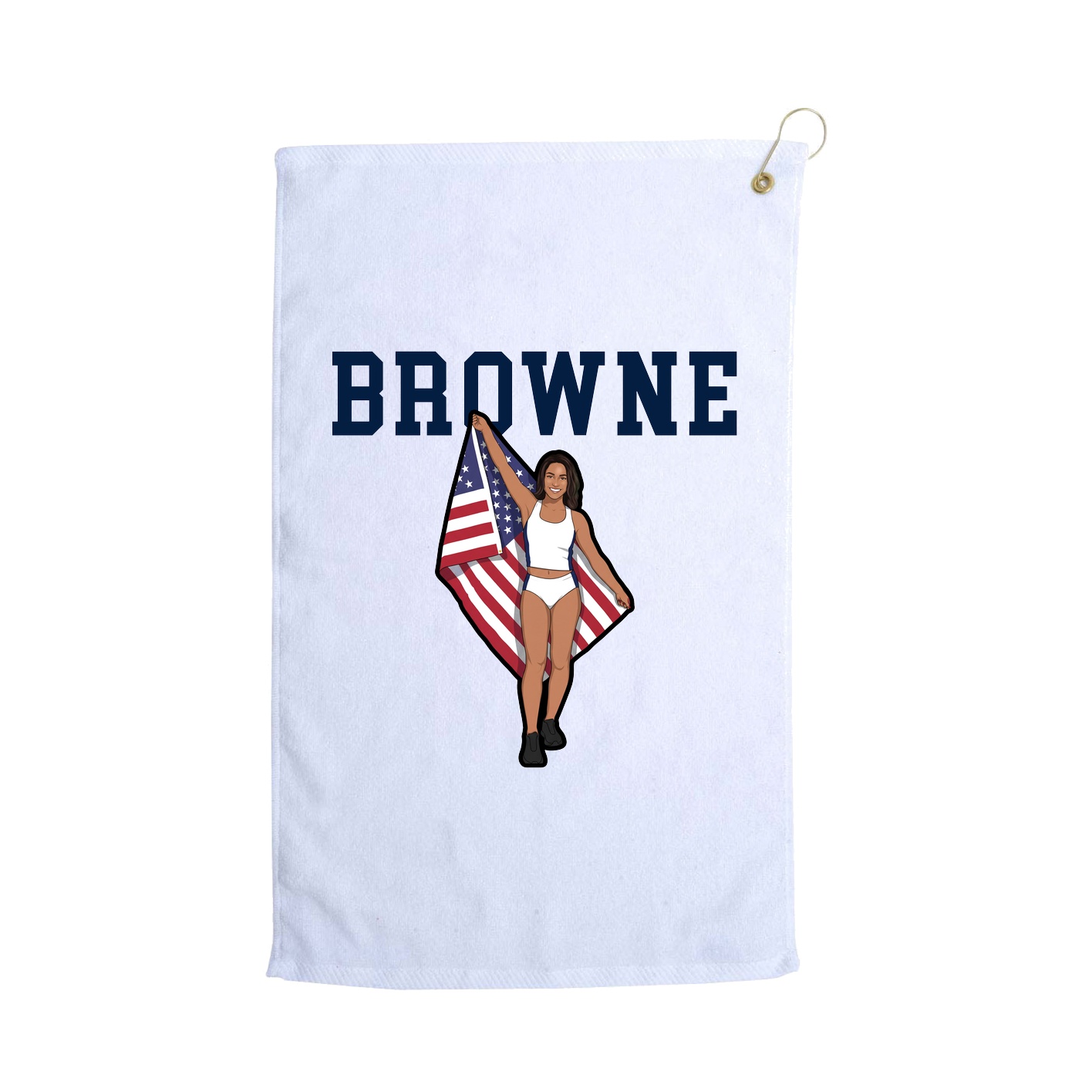 Golf Towel — Shirsey in White