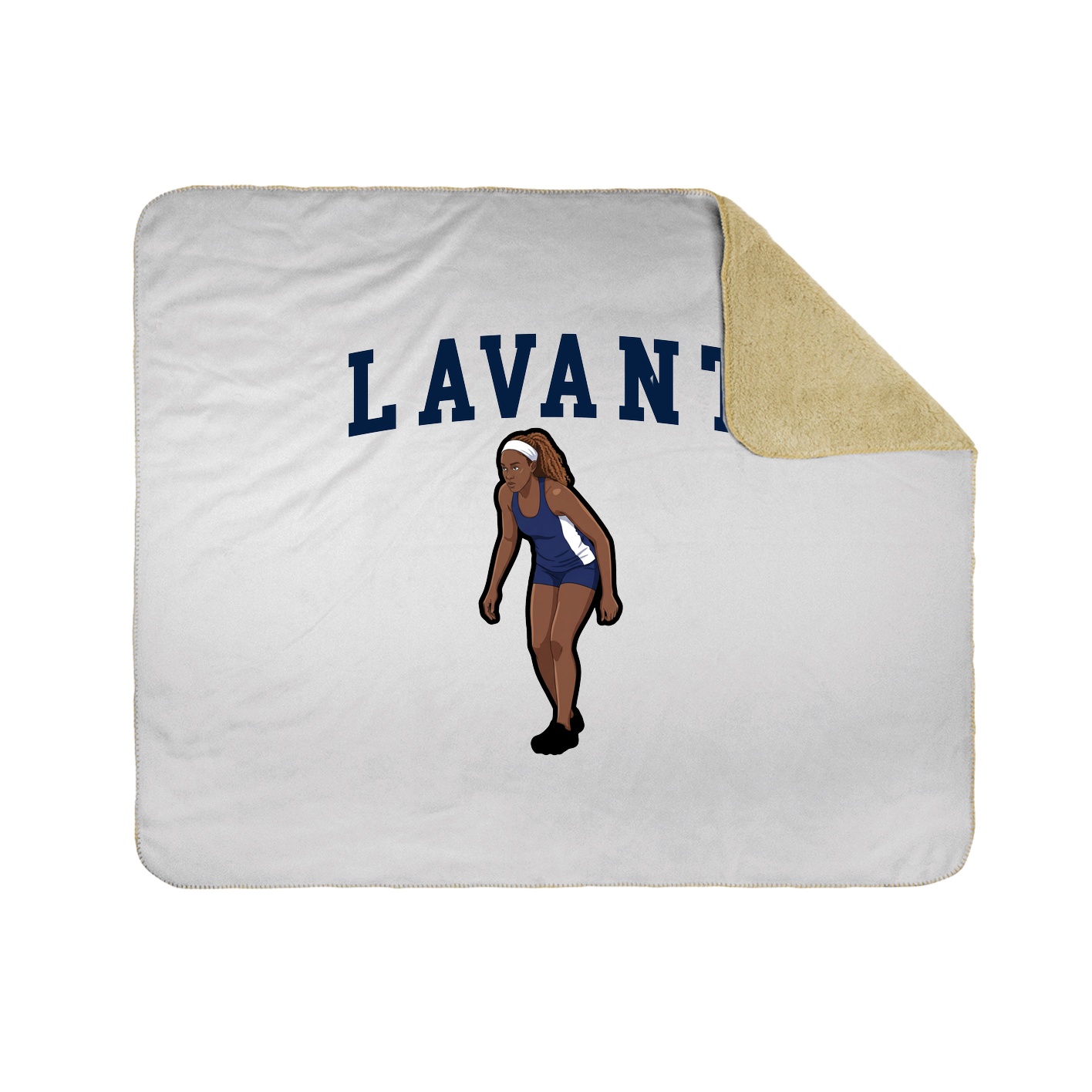Throw Blanket — Shirsey in White