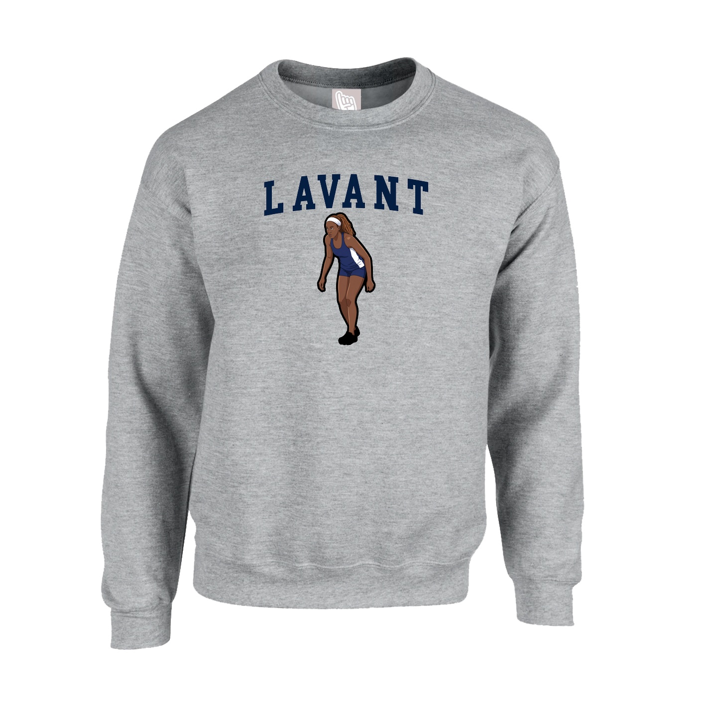 Fleece Crew — Shirsey in Grey