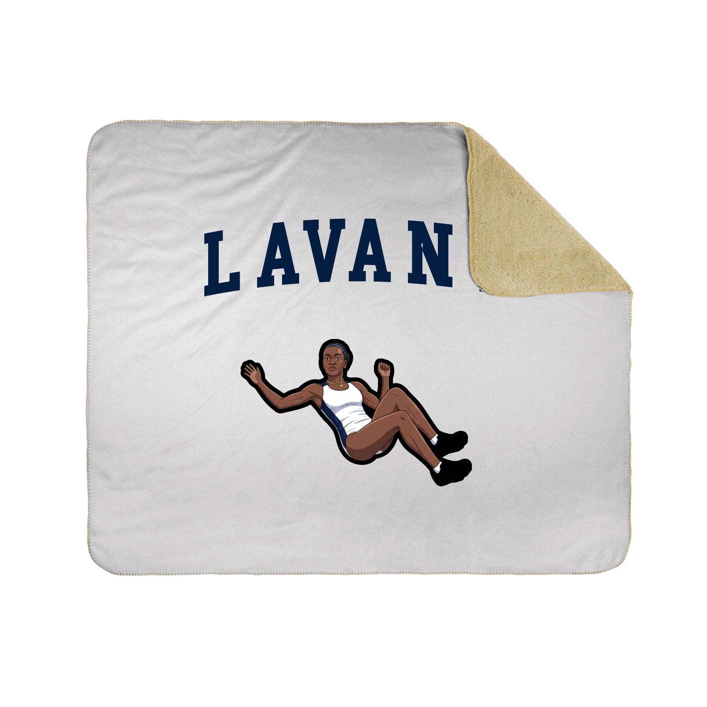Throw Blanket — Shirsey in White