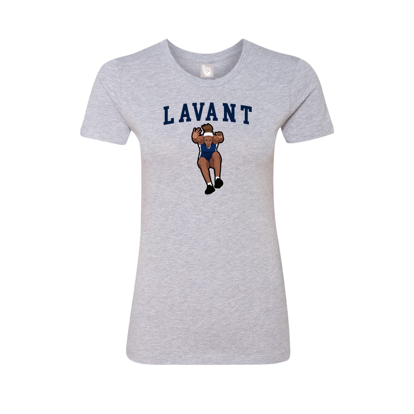 Fitted Women's Tee — Shirsey in Grey