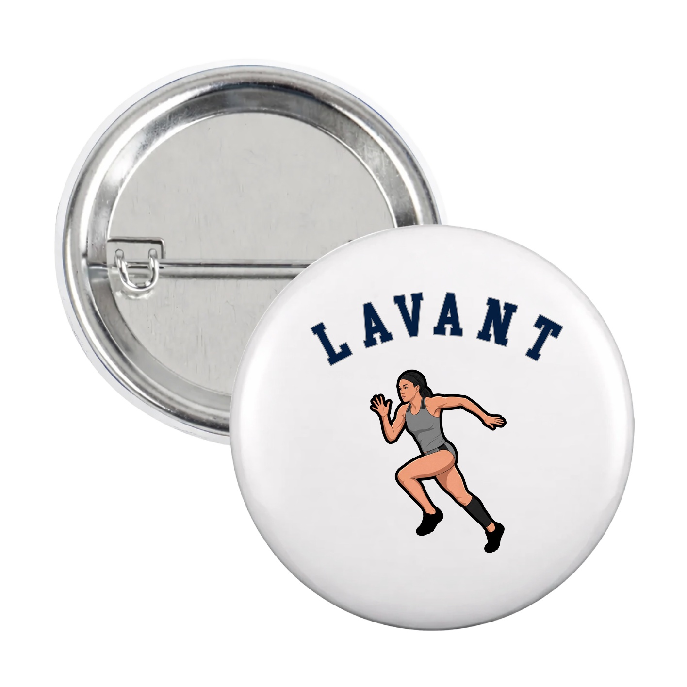 Game Day Button — Shirsey Arch in White