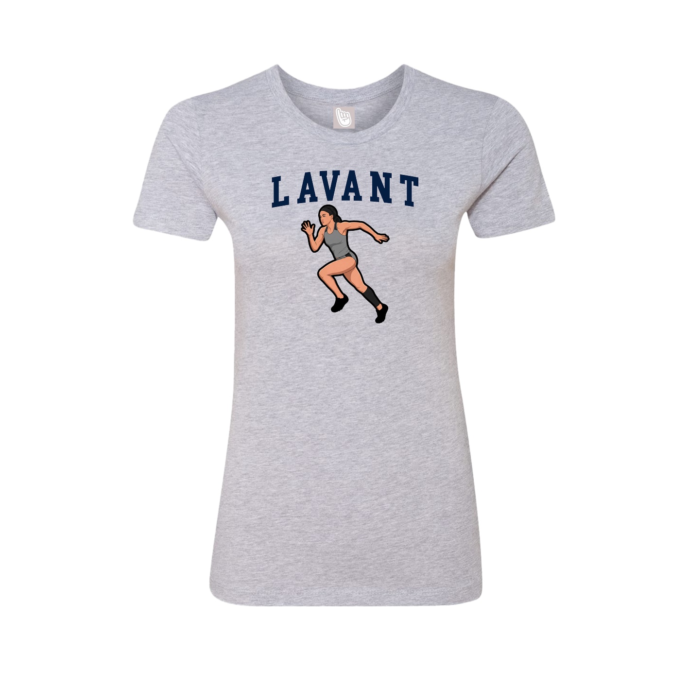 Fitted Women's Tee — Shirsey in Grey