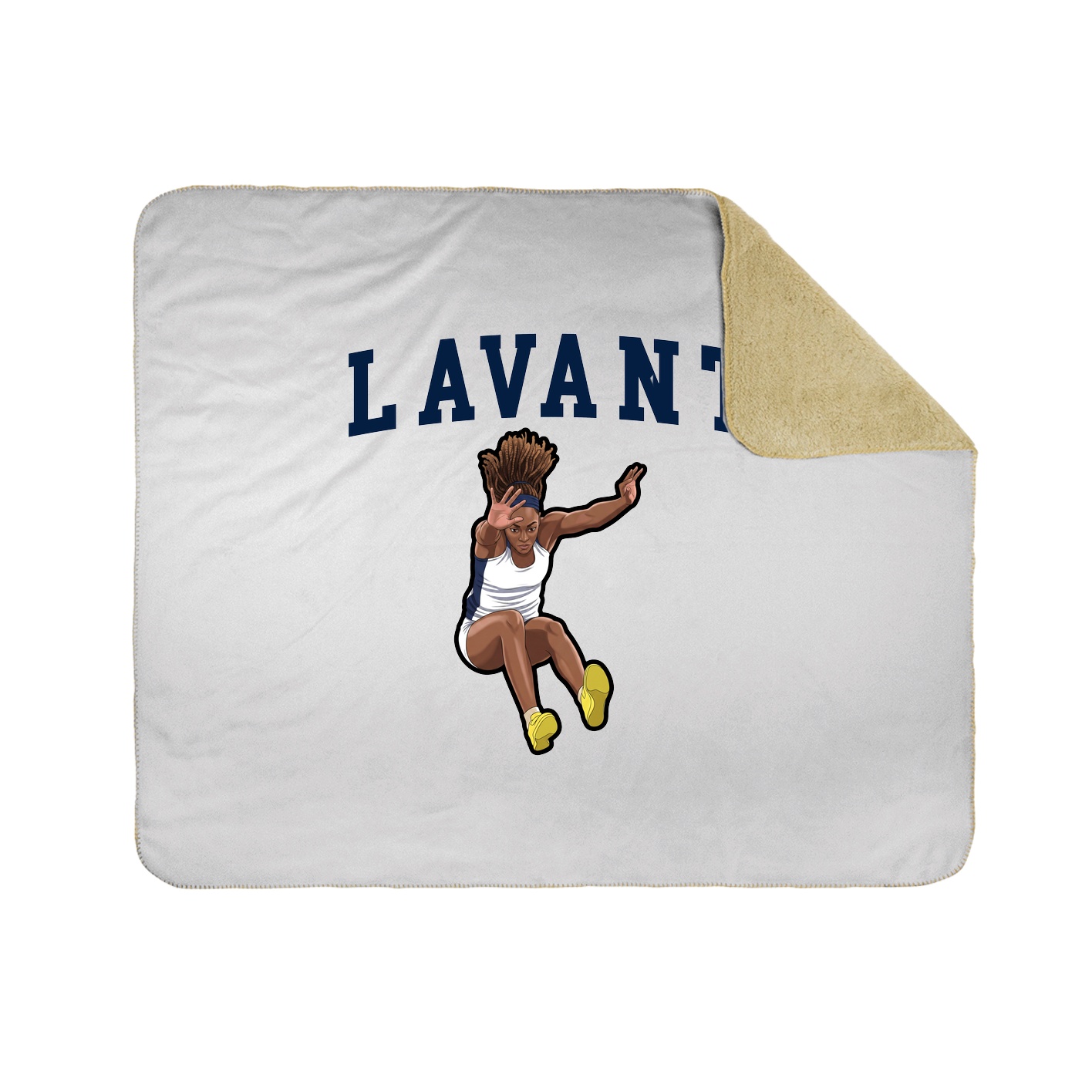Throw Blanket — Shirsey in White