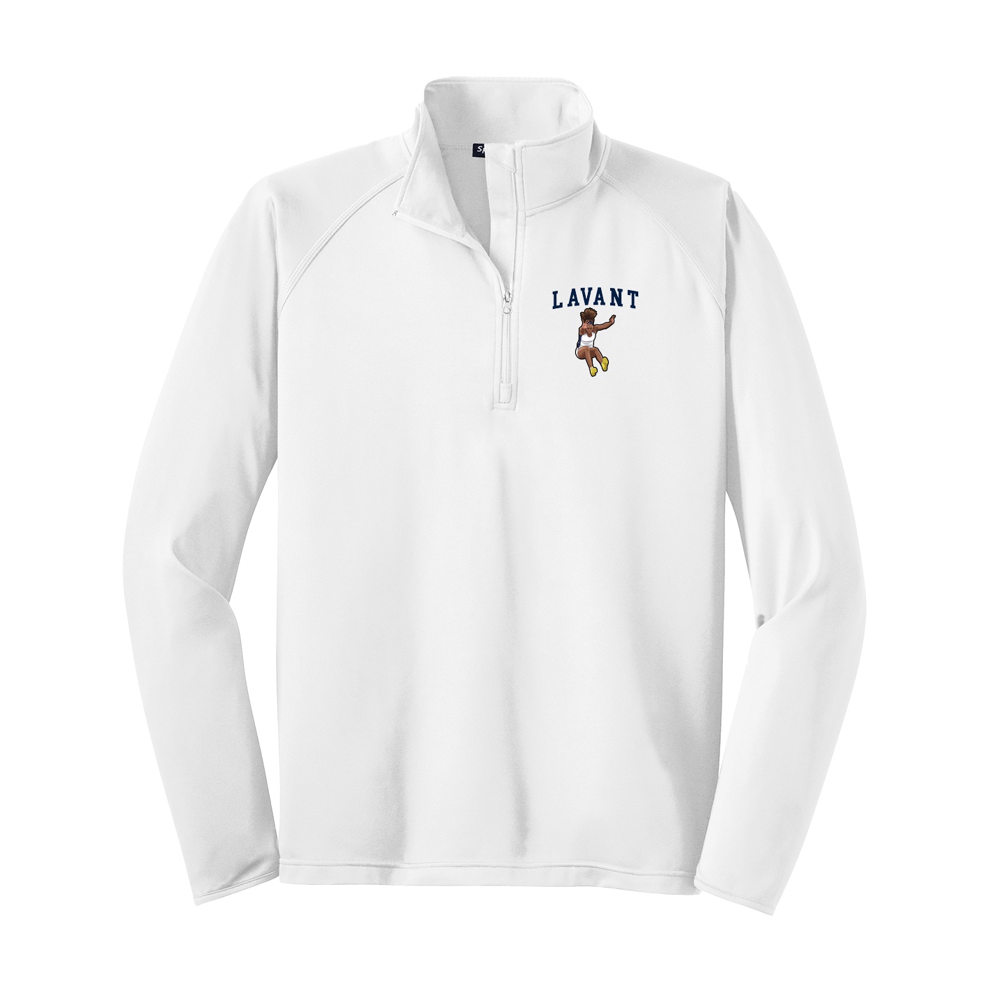 Q-Zip Pullover — Shirsey in White