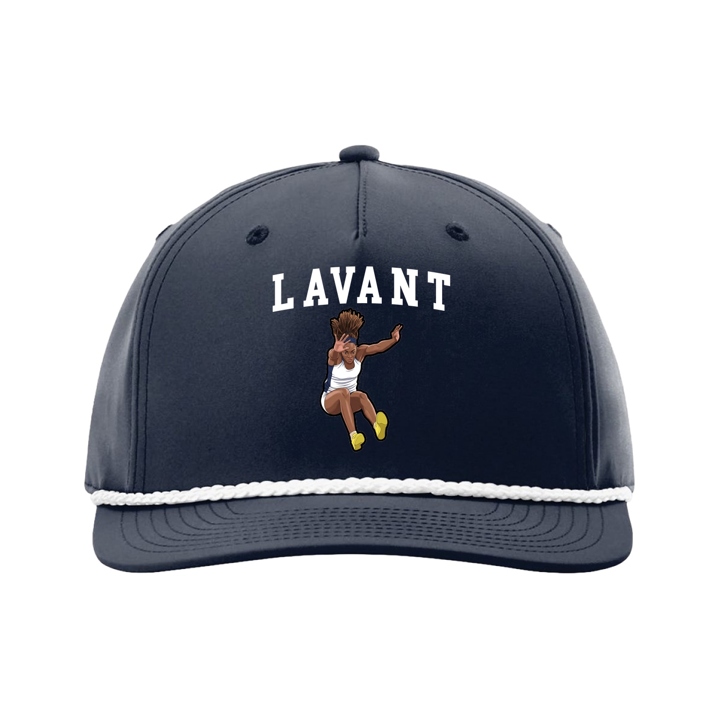 Five-Panel Classic Rope Cap — Shirsey in Navy