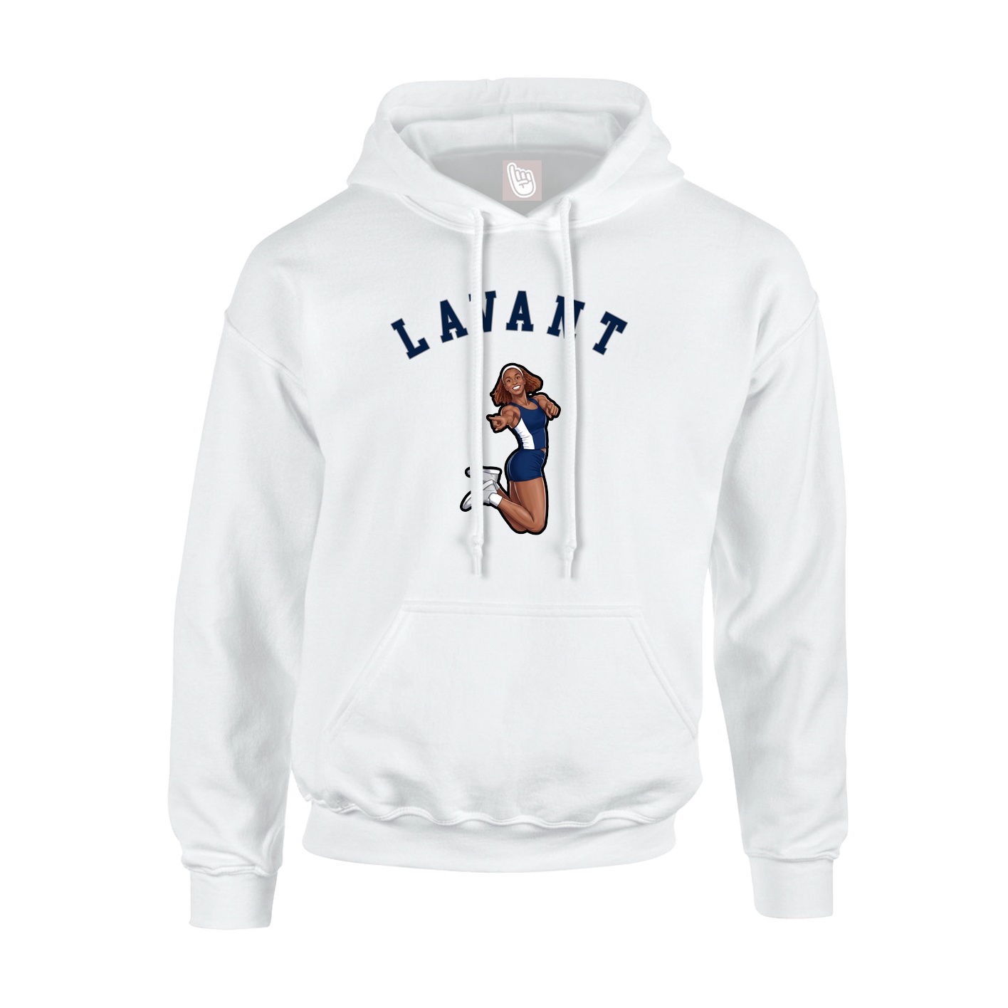 Hoodie — Shirsey Arch in White