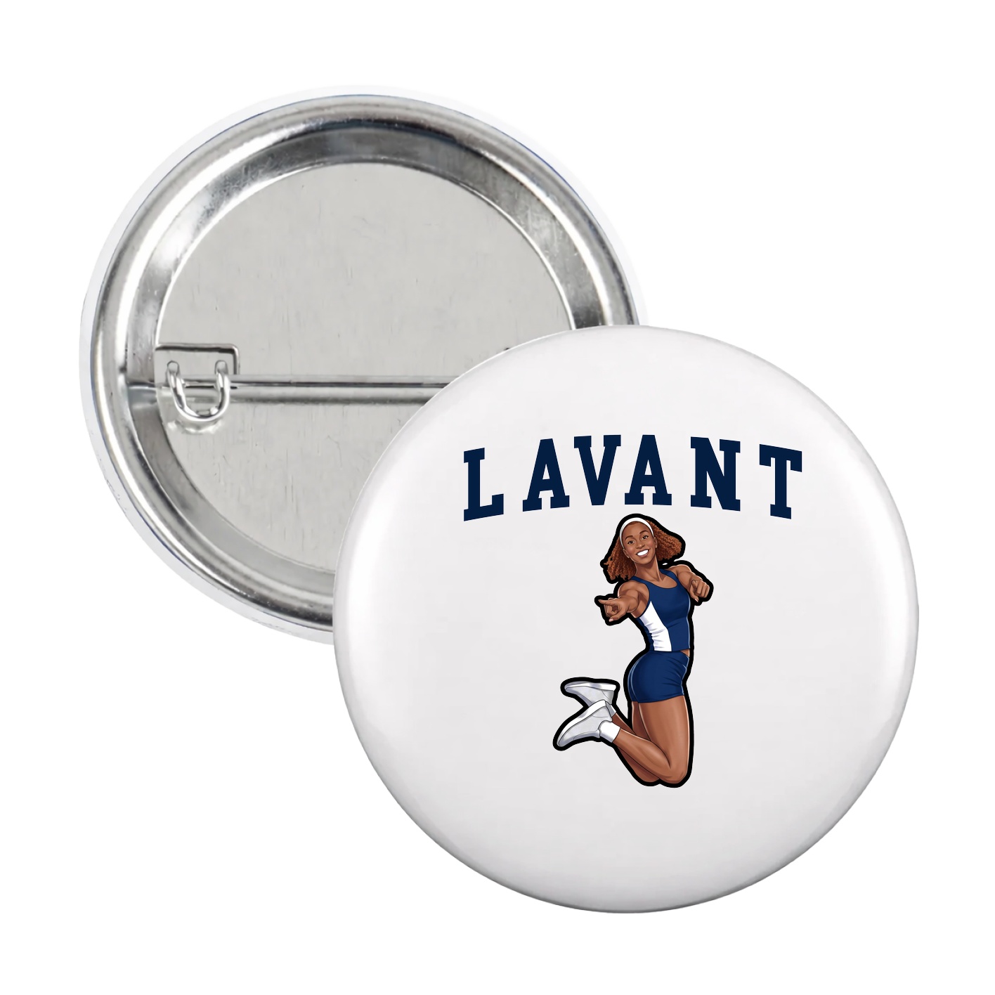 Game Day Button — Shirsey in White