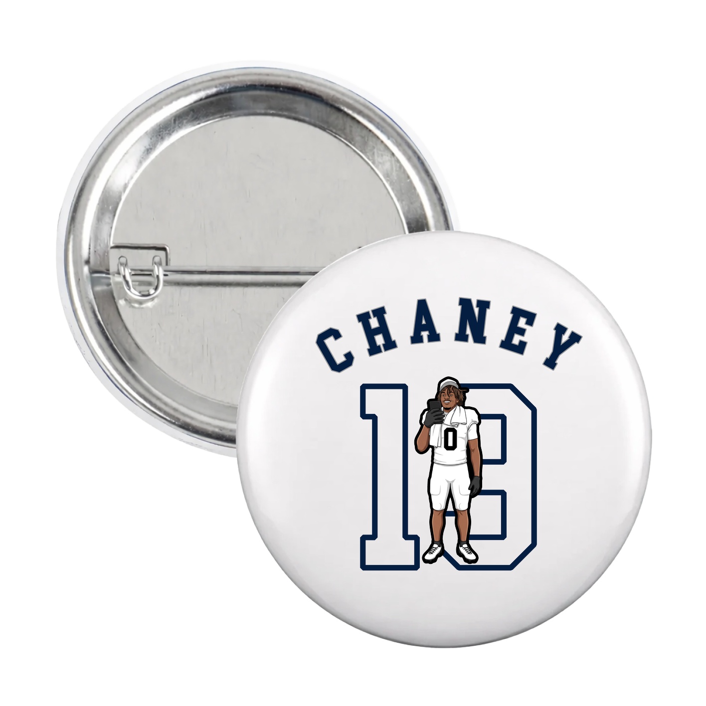 Game Day Button — Shirsey Arch in White