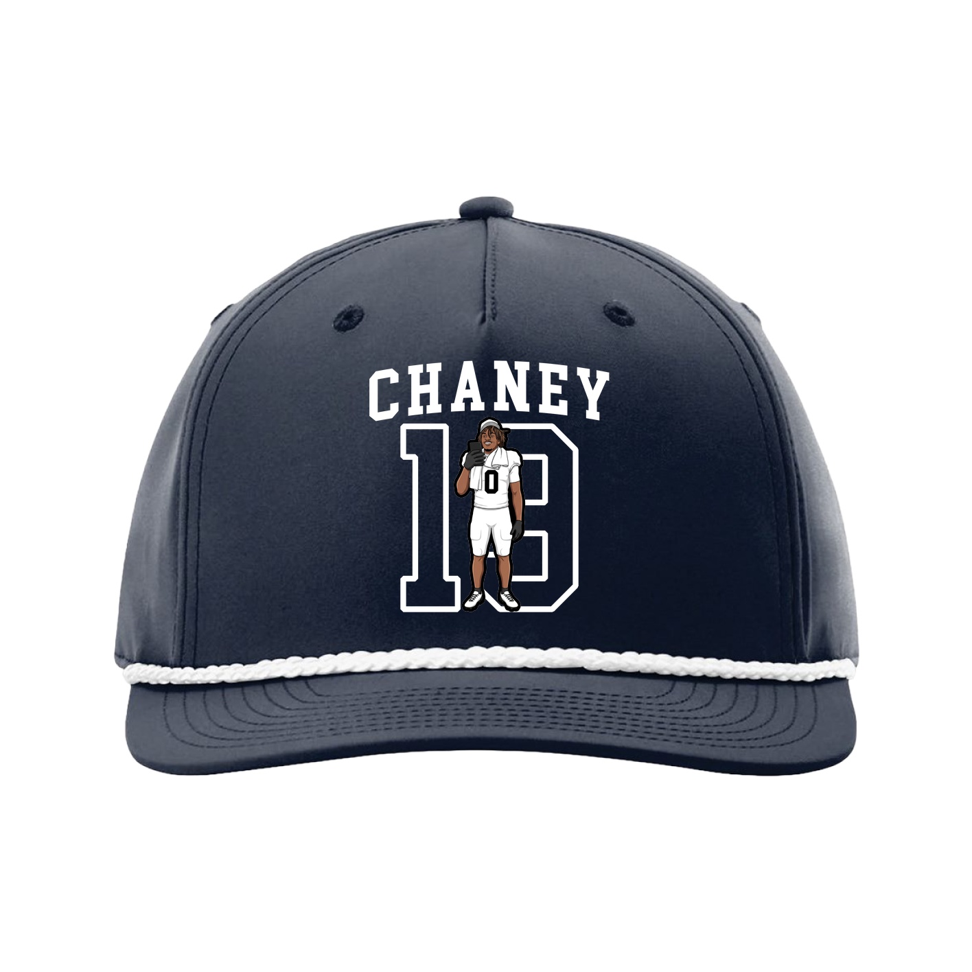 Five-Panel Classic Rope Cap — Shirsey in Navy