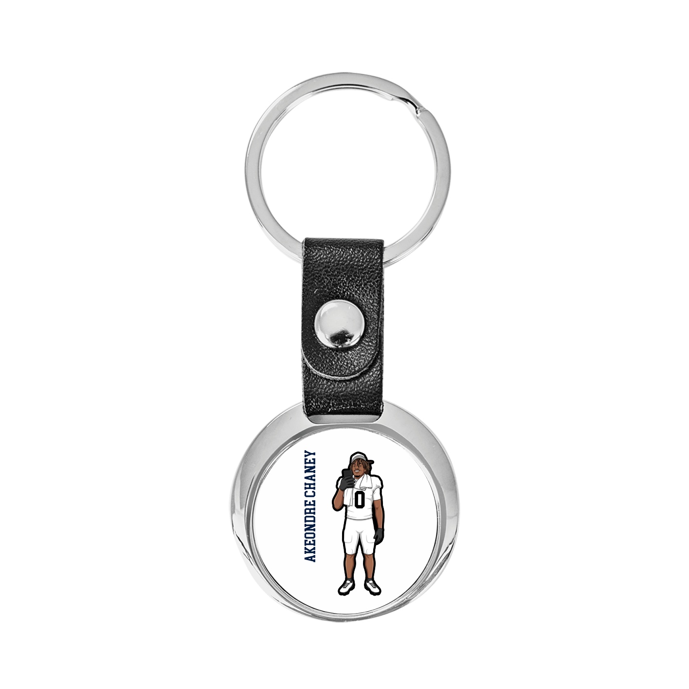 Key Chain — Name Vertical in Classic