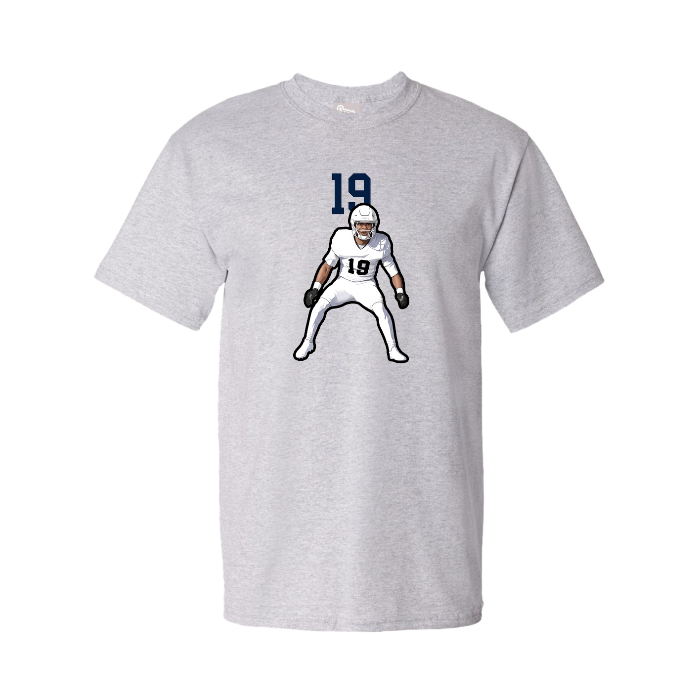 Tee — Number Top in Grey