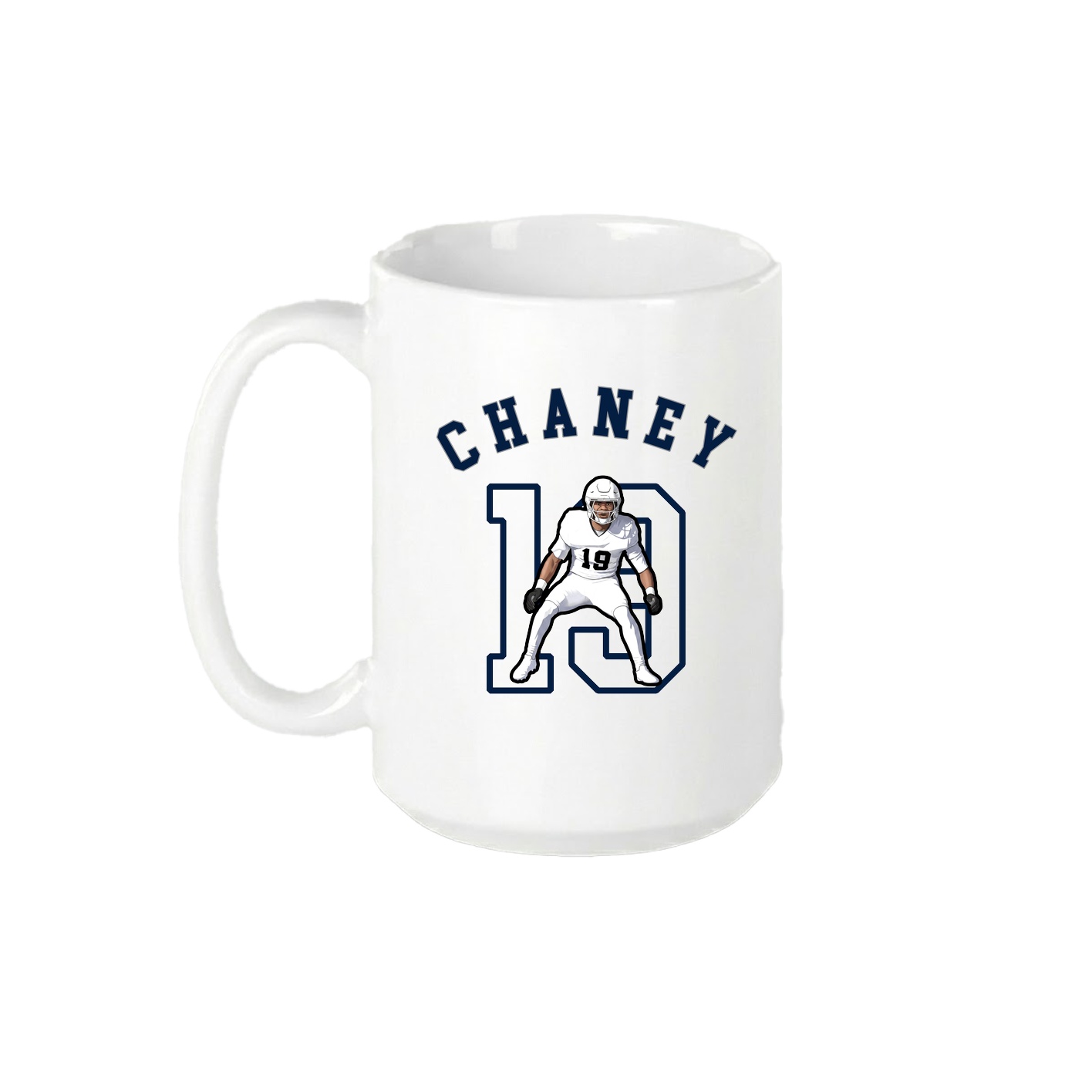 15oz Coffee Mug — Shirsey Arch in White