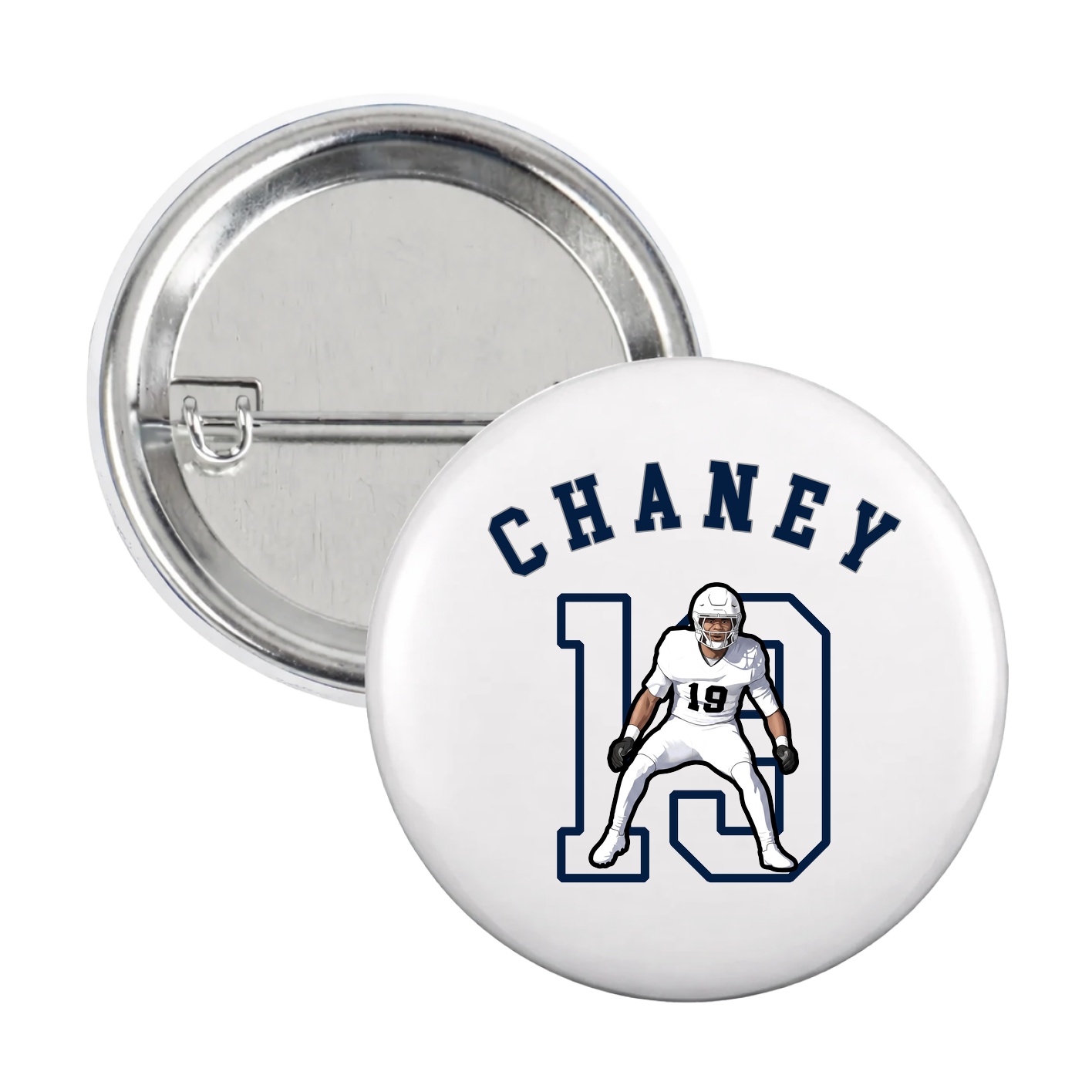 Game Day Button — Shirsey Arch in White