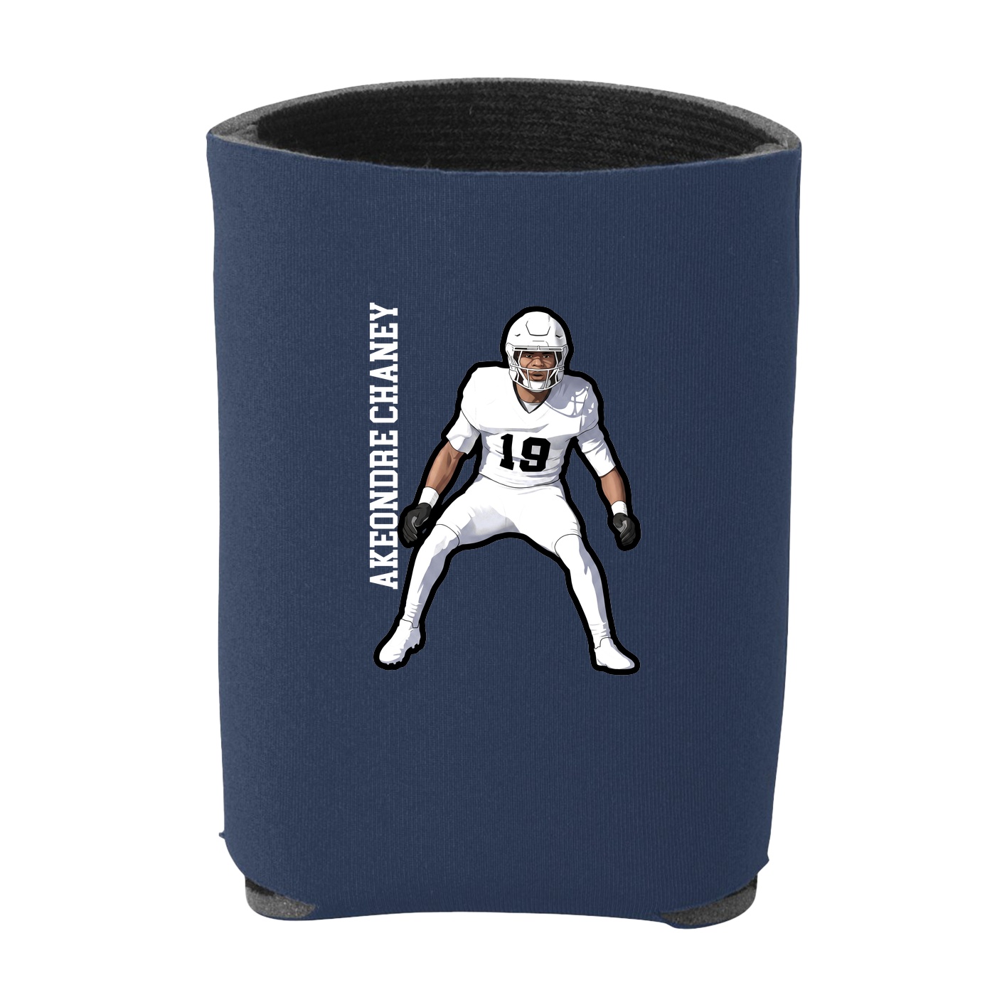 Can Holder — Name Vertical in Navy