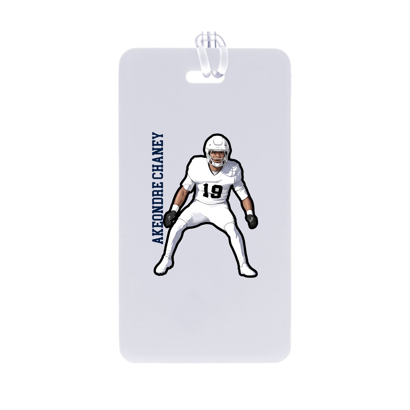 Bag Tag — Name Vertical in Classic
