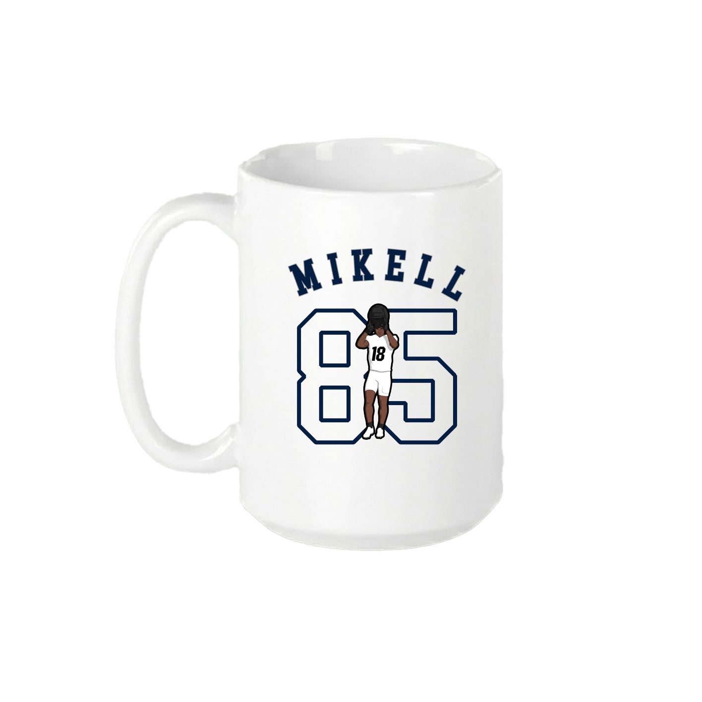 15oz Coffee Mug — Shirsey Arch in White