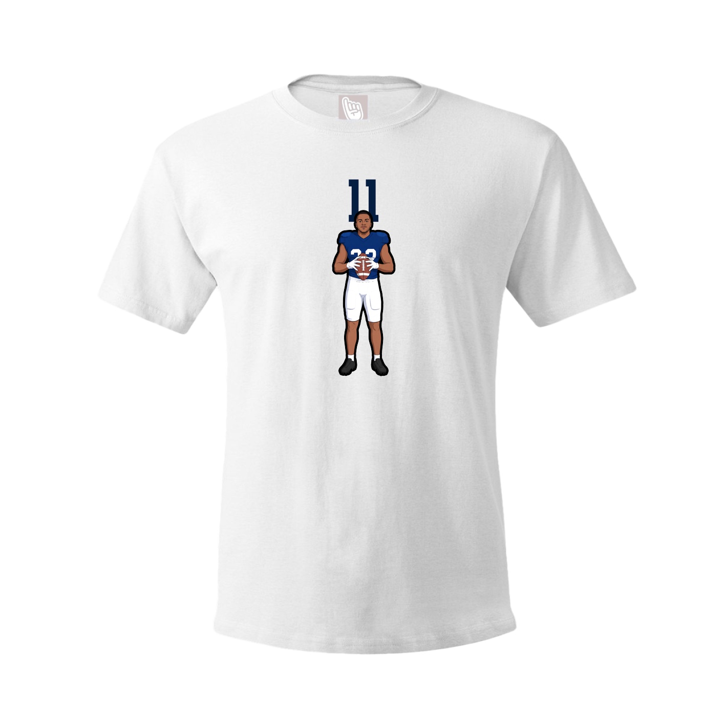 Tee — Number Top in White