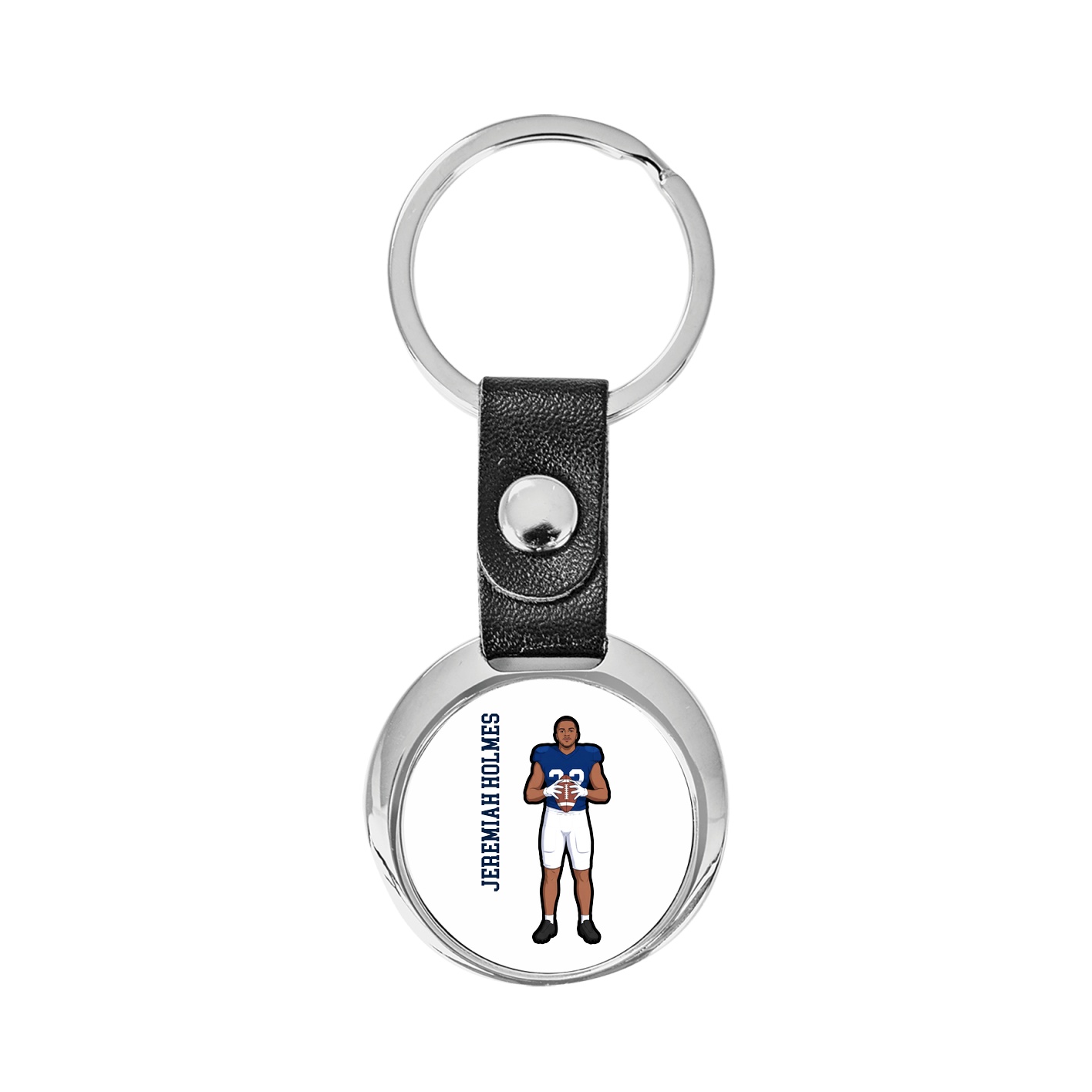 Key Chain — Name Vertical in Classic