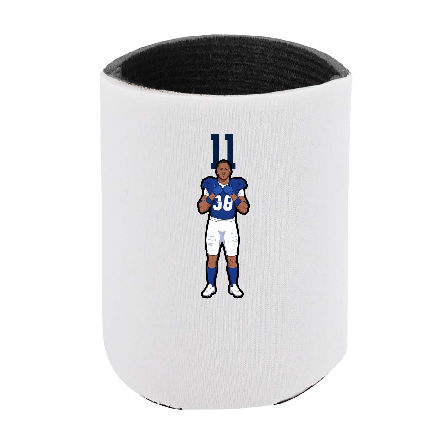 Can Holder — Number Top in White