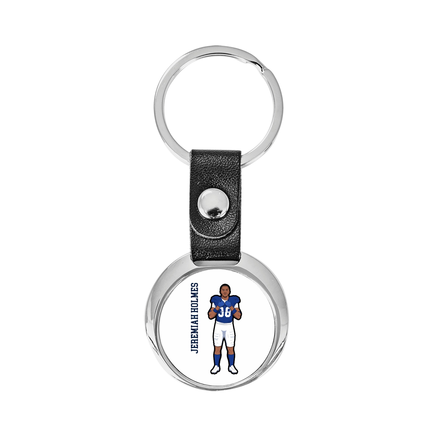 Key Chain — Name Vertical in Classic