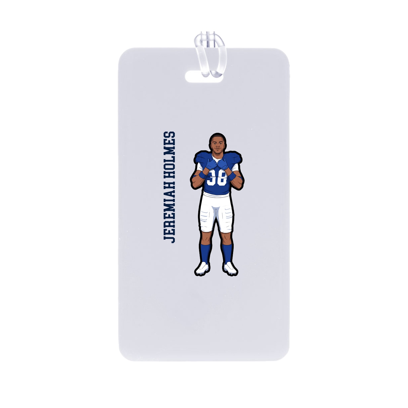 Bag Tag — Name Vertical in Classic