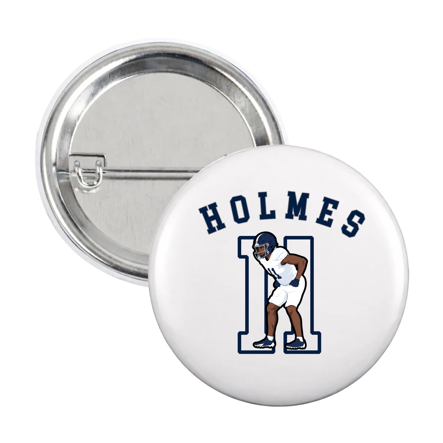 Game Day Button — Shirsey Arch in White