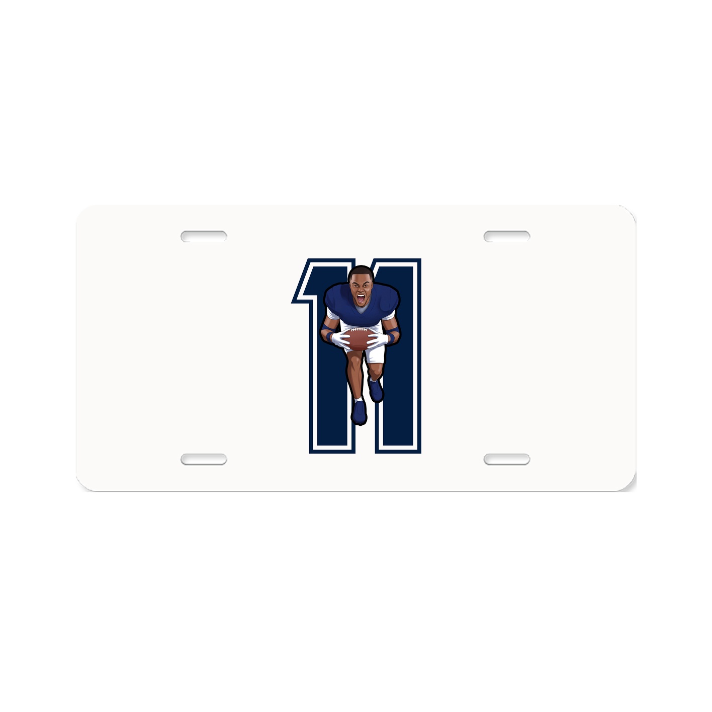 License Plate — Number in Classic