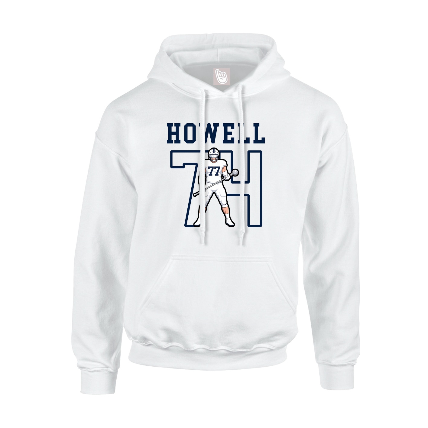 Hoodie — Shirsey in White