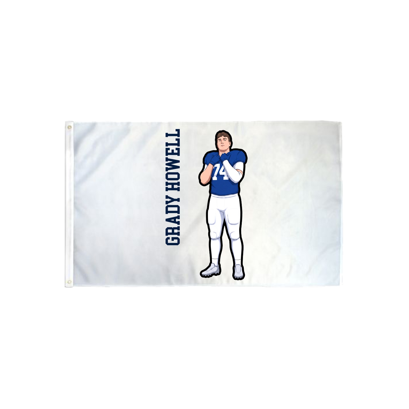 3x5 Flag — Name Vertical in Classic
