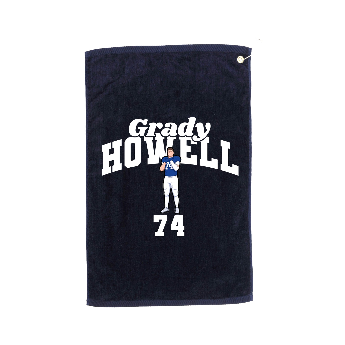 Golf Towel — Signature Arch in Navy