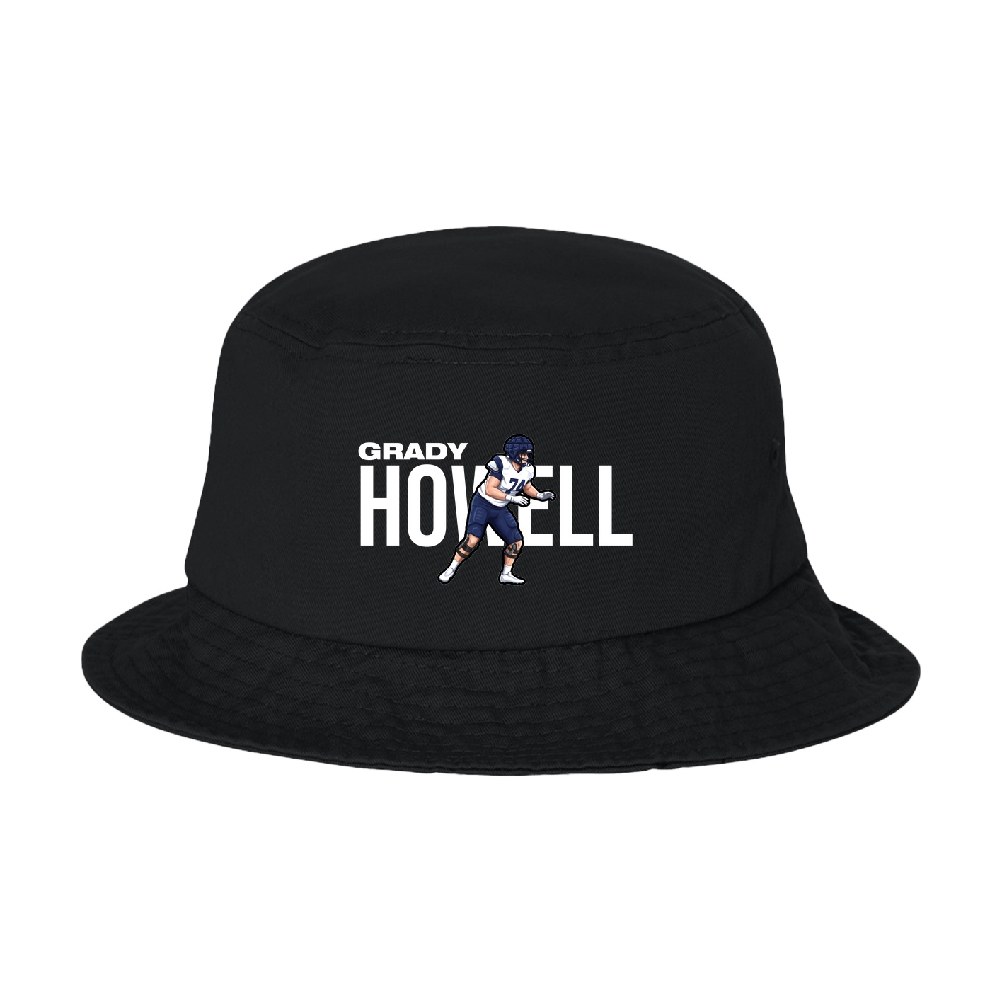 Bucket Cap — Player Name in Black