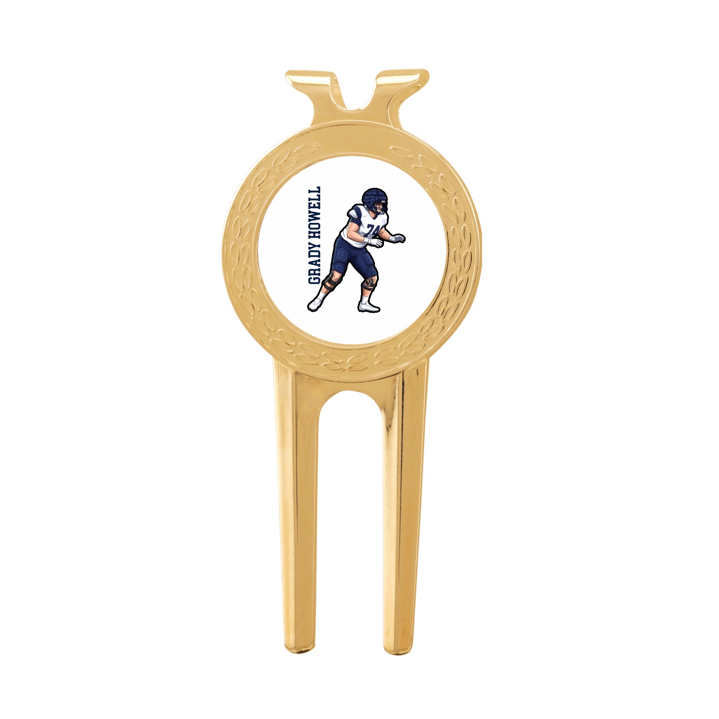 Divot Tool with Ball Marker — Name Vertical in Classic