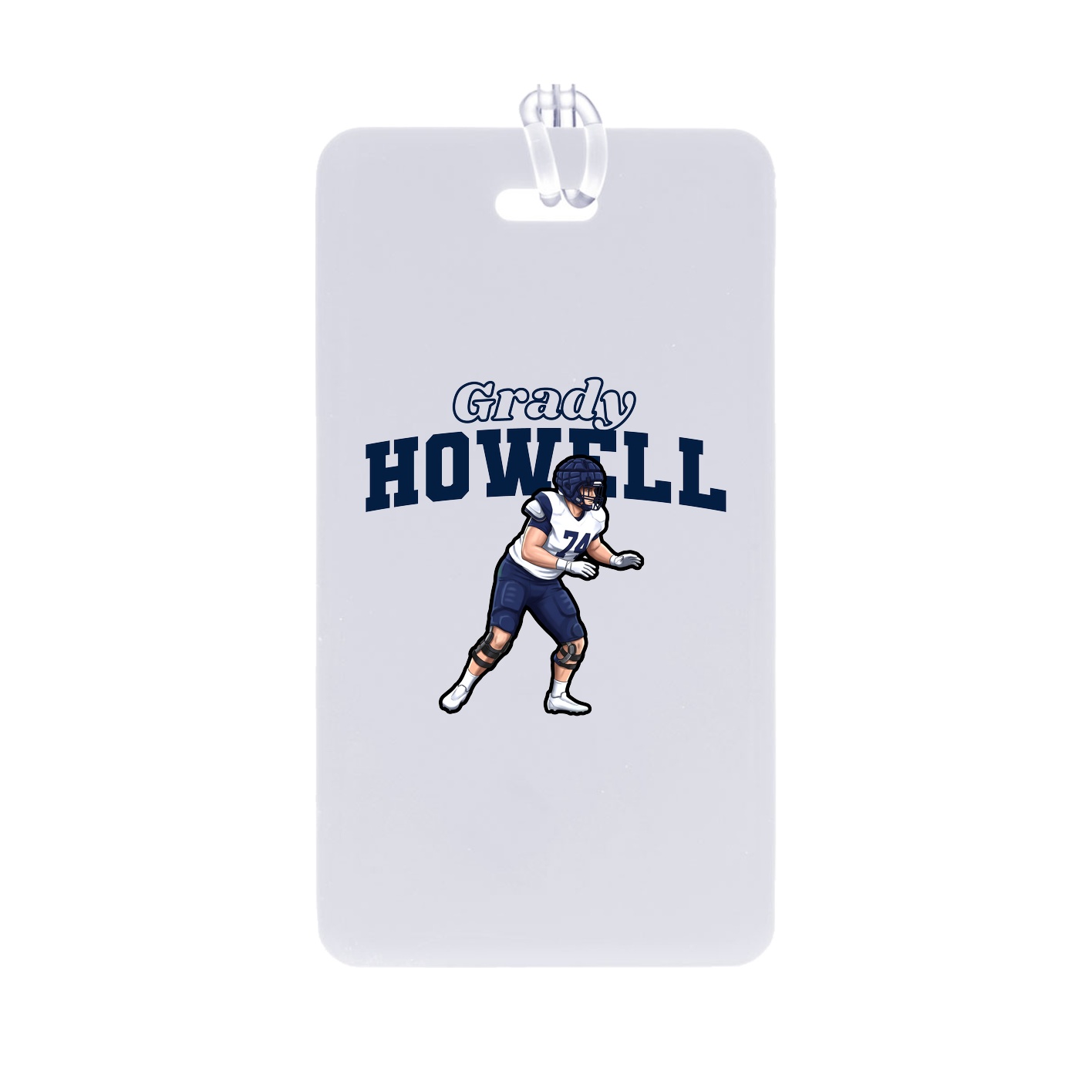 Bag Tag — Name Arch in Classic