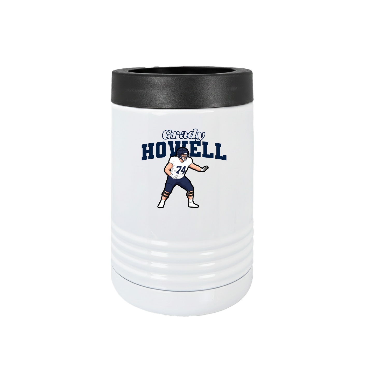 Beverage Holder — Name Arch in White