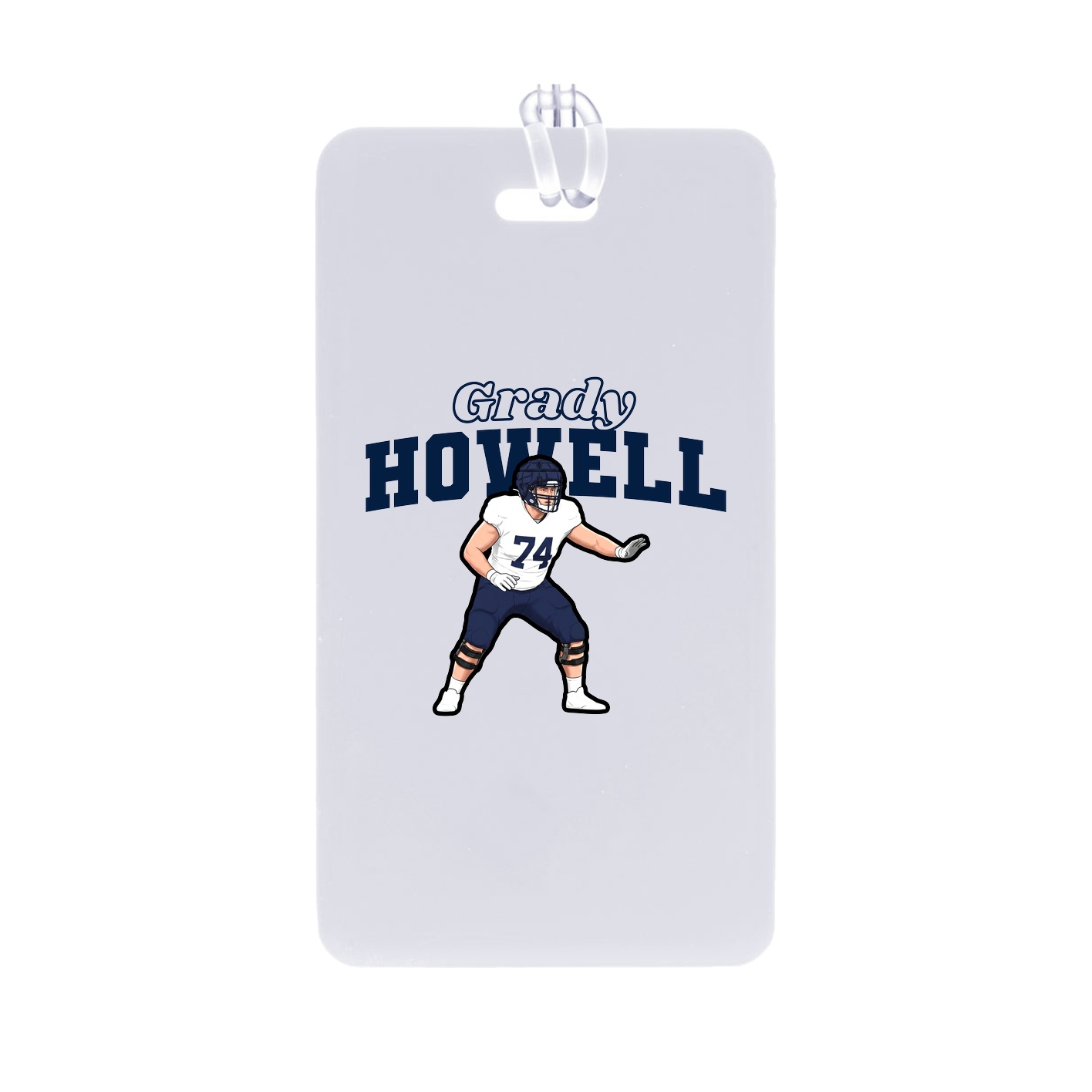 Bag Tag — Name Arch in Classic