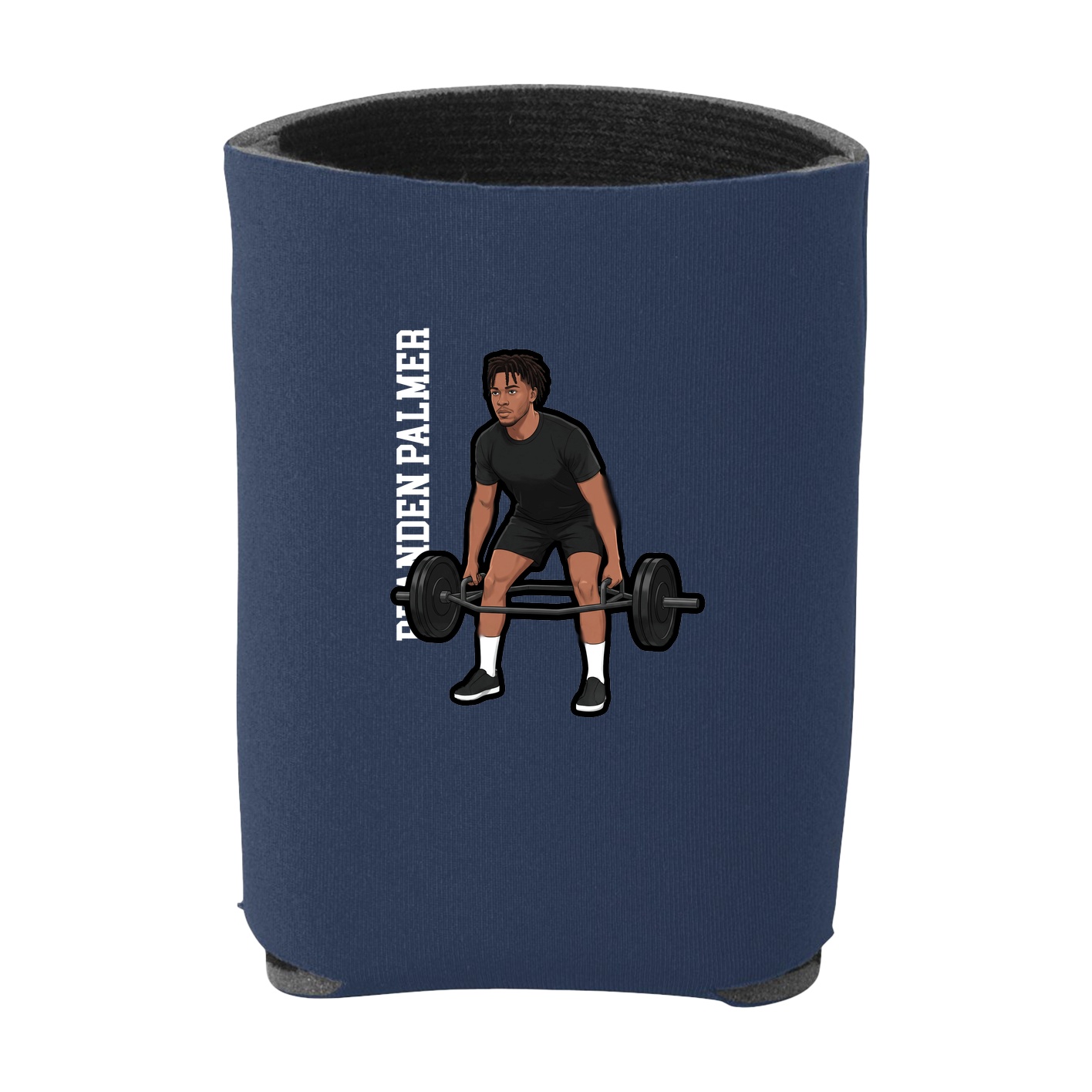 Can Holder — Name Vertical in Navy