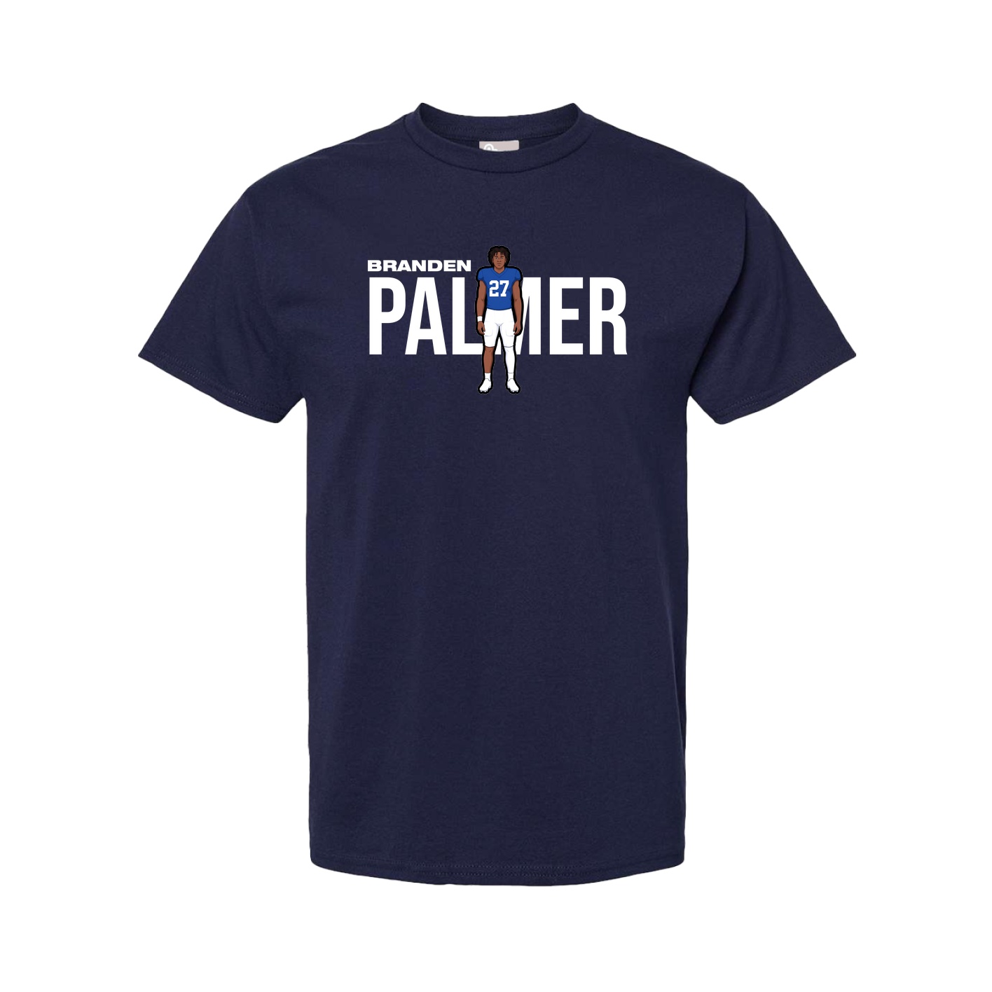 Youth Tee — Player Name in Navy