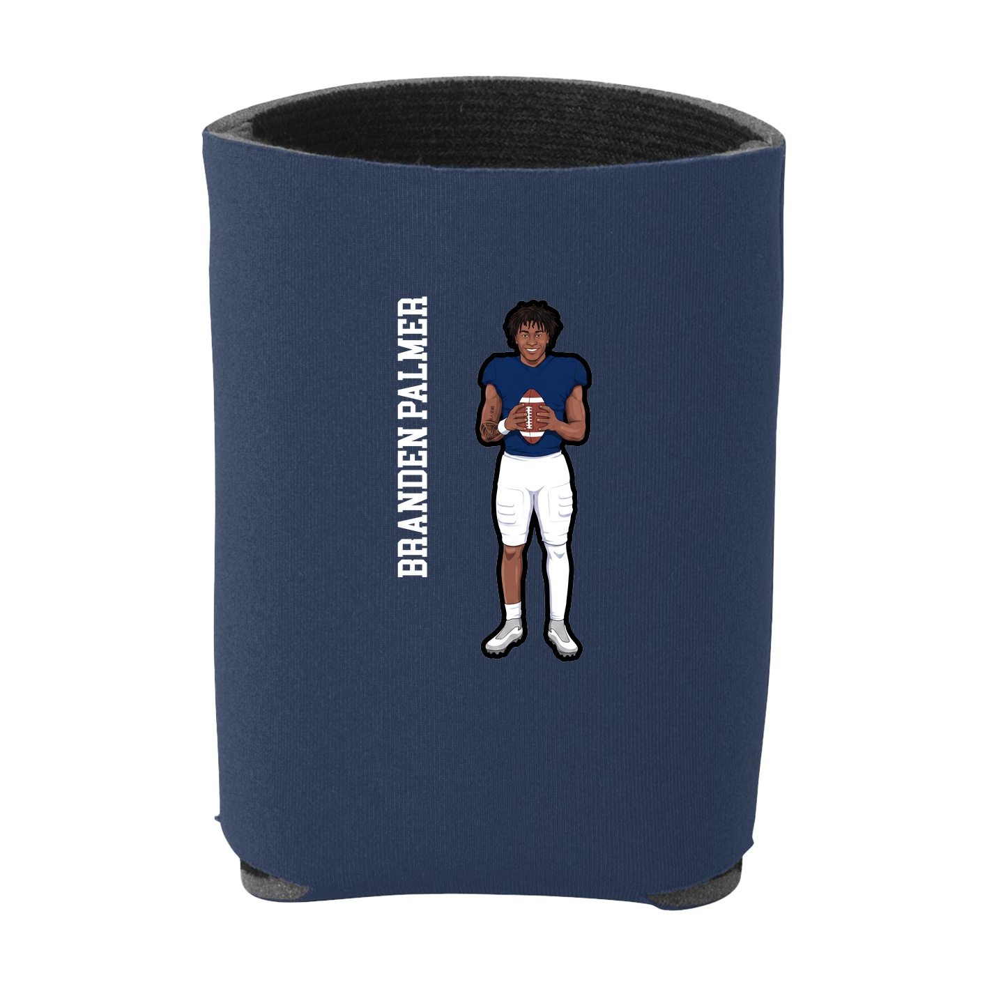 Can Holder — Name Vertical in Navy