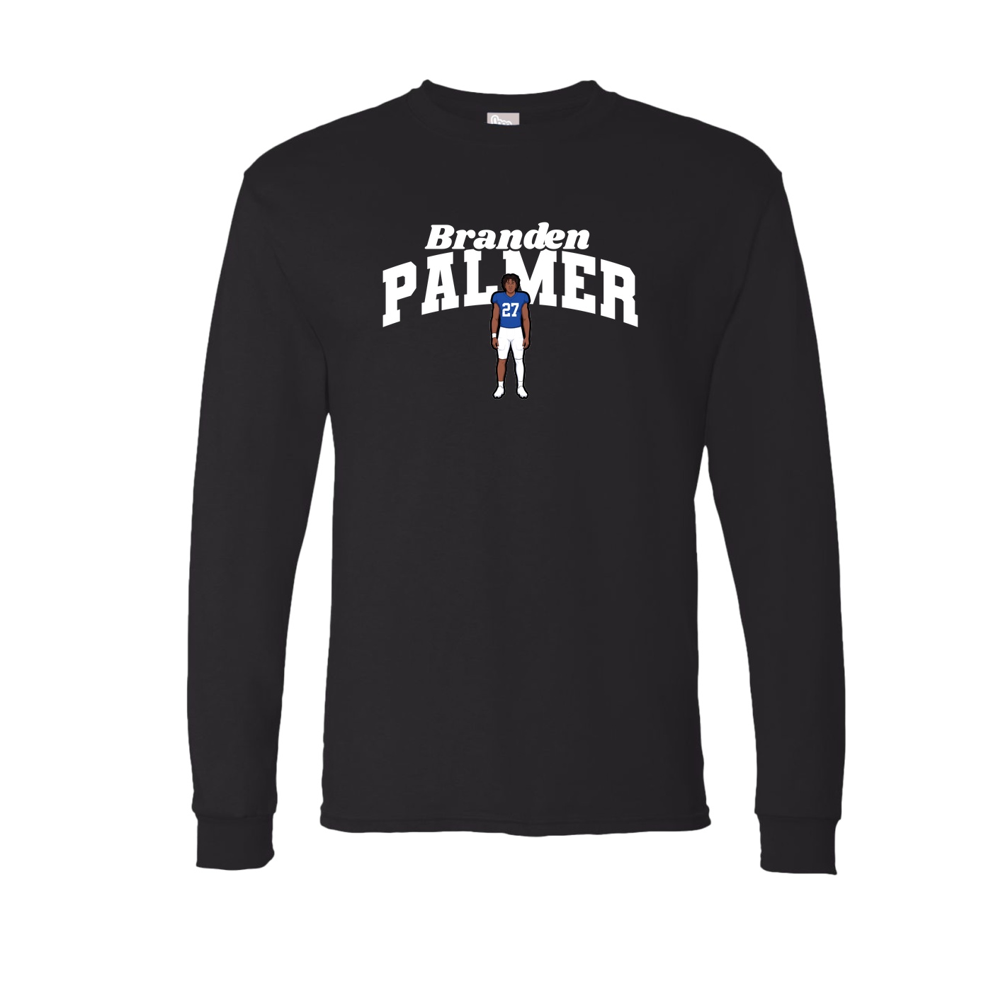 Long Sleeve Tee — Signature Arch in Black